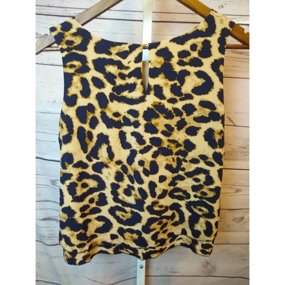 Porta Fortuna Animal Print Layered Tank - Picture 2 of 7
